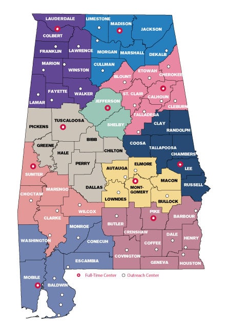 Office Locations - Alabama Small Business Development Center